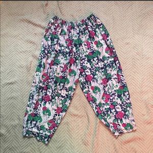 Cute cropped Floral Pants